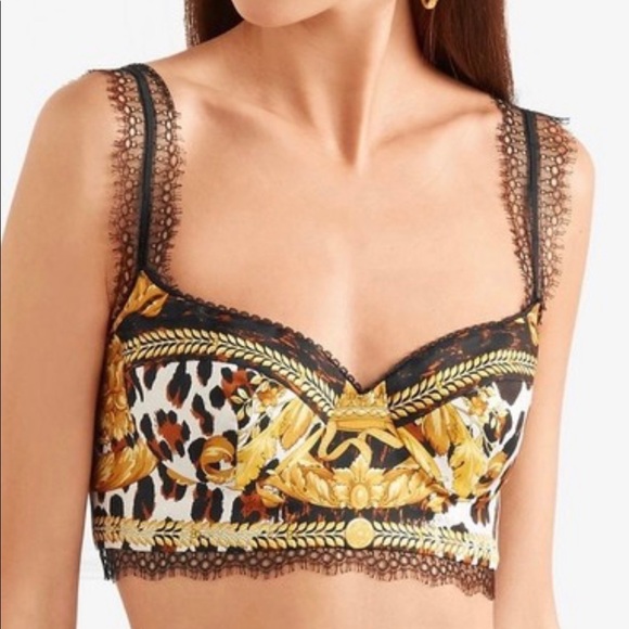 versace bustier top